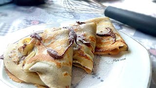 crepes alla Nutella ricetta facile e veloce [upl. by Tyree928]