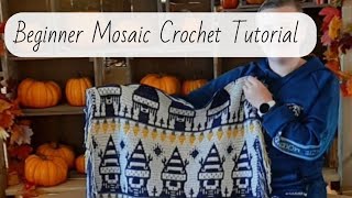 Part 1 Overlay Mosaic Crochet Tutorial [upl. by Allenotna245]