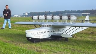 GIGANTIC RC SCALE FLYING BOAT DORNIER DO X  Faszination Modellbau Friedrichshafen 2016 [upl. by Warga926]