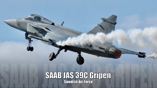 SAAB JAS 39C Gripen  Swedish Air Force [upl. by Pollyanna]