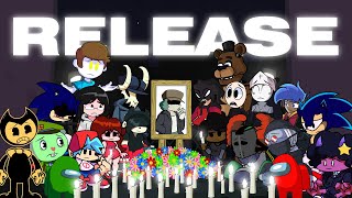 “RELEASE” But Everyone Sings It  FNF Animation [upl. by Meehahs]