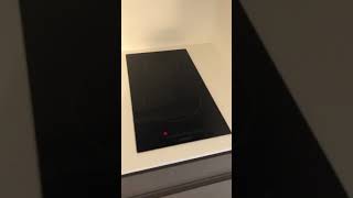 Siemens Touchslider 2 burner induction oven instructions [upl. by Naiviv742]