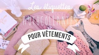 Étiquettes autocollantes pour vêtements  CMonEtiquette [upl. by Tija505]