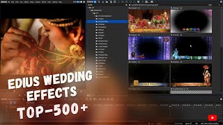 TOP500 3D INDIAN WEDDING EFFECT  EDIUS X 9 8  SURESH EDITS [upl. by Gazo]