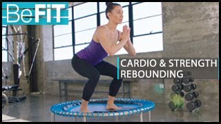 Cardio amp Strength Rebounding Workout BeFiT Fayth Caruso [upl. by Tymes115]