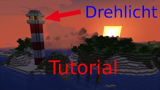 Leuchtturm Technik bauen Drehlicht I Tutorial I Minecraft JAVABEDROCK I Deutsch I Funktionierend [upl. by Igiul]