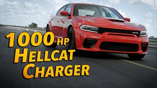 HPE1000 2020 Hellcat Charger Widebody by Hennessey Performance  Dyno and Track Testing [upl. by Sucramej471]