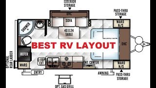 BEST RV LAYOUT EVER 21FBRS MICRO LITE Flagstaff [upl. by Naman556]