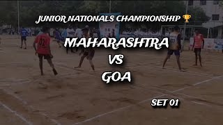 MAHARASHTRA VS GOA  JUNIOR NATIONALS CHAMPIONSHIP 2024 AT TAMILNADU [upl. by Esilrac]