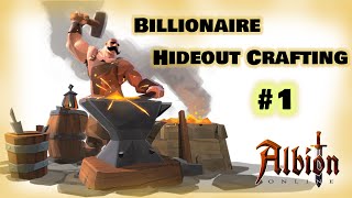 Billionaire Hideout Crafting 1  Albion Online East [upl. by Einal608]