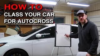 How to Class your Autocross Car SCCA guidelines [upl. by Almita142]