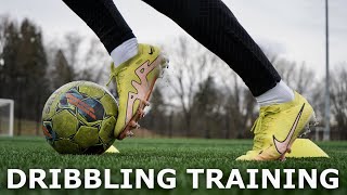 Improve Your Close Control Dribbling  Full Individual Dribbling Training Session [upl. by Sjoberg]