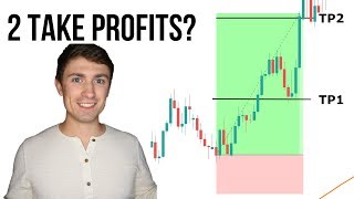 Forex Trading Strategy How to Use Multiple Take Profits 📈💭 [upl. by Lebasi88]