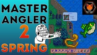 Stardew Valley Fishing Guide All Spring Season Fish Master Angler Part 2 [upl. by Arihsaj]