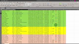 Sorting Data Based on Color Font or Cell Background Color  Excel 2019 Tips and Tricks [upl. by Eiramik]