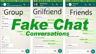 How to Make Fake Whatsapp Chat conversation in Hindi [upl. by Sutphin816]