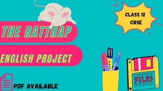 English project file Term 2  The Rattrap  Class 12 CBSE class12 term2 project [upl. by Eelnayr]