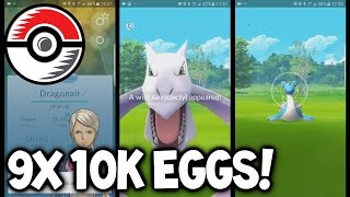 POKEMON GO 9X 10 KM EGG HATCHING amp 8X 5 KM EGG HATCHING POKEMON GO HATCHING 17 EGGS TOTAL [upl. by Niltyak]