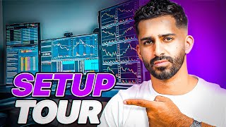 My Day Trading Computer Setup Setup Tour [upl. by Bartie]