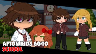 Afton kids go to SCHOOL  FNAF [upl. by Anelak]