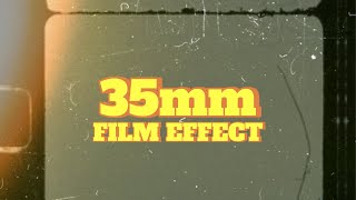 35mm film and sound effect [upl. by Bella]