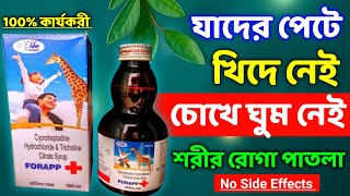 Forapp Plus Syrup Review In Bengali [upl. by Enneyehc]