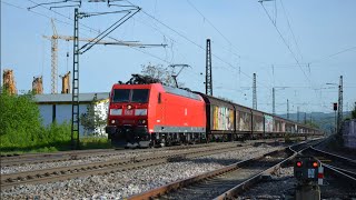 Bahnverkehr auf der Rheintalbahn in Denzlingen mit Spannenden Güter Personenverkehr Teil 10 [upl. by Prudence623]