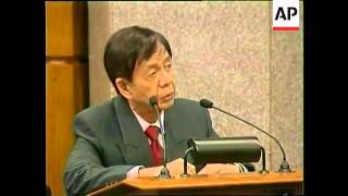 PHILIPPINES ESTRADA IMPEACHMENT TRIAL JUDGES STATEMENT [upl. by Loleta]