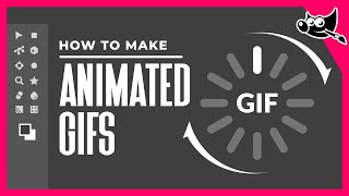 How To Create Animated GIFs With GIMP [upl. by Nehtanhoj899]