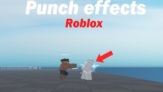 How To add Punch Effect Roblox studio [upl. by Ambler]