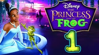 Disneys The Princess and the Frog Walkthrough Part 1 Wii PC ☀ ACT 1  1 Dukes Cafe ☀ [upl. by Ised]