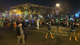 Porterville High School Panther Marching Band  Porterville Christmas Parade 2024 [upl. by Vorster]