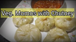 इडली स्टैंड में टेस्टी मोमोज बनाये  Veg Momos with Chutney Recipe  Street style Momos [upl. by Olly]