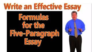 How to Write an Essay Formulas for 5Paragraph Essay [upl. by Press]