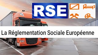 RSE transport poids lourd La Réglementation Sociale Européenne temps de conduite repos hebdomadaire [upl. by Ilana394]