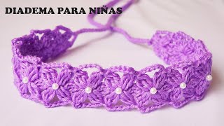 🌈Diadema Tejida a Crochet o Ganchillo  crochet headband  VINCHA  TURBANTE  TIARA❣ [upl. by Wauters]