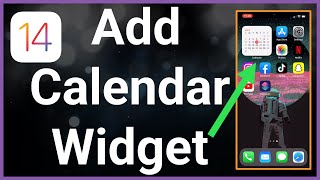 How To Add Calendar Widget To iPhone [upl. by Cyn]