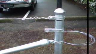 How To Build Chain Link Fence With Top amp Bottom Tension Wire [upl. by Shel]