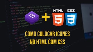 Como colocar ícones no HTML com CSS [upl. by Diane3]