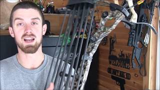 How to setup a compound bow for finger shooting instinctive shooting barebow shooting [upl. by Circosta]