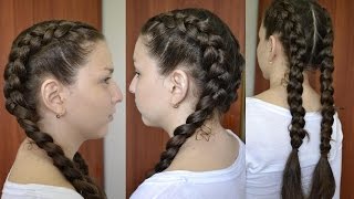 Como Hacer Boxer Braids  Trenzas Holandesas  Trenzas de Boxeadora paso a paso [upl. by Sinnoda]