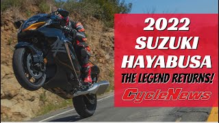 2022 Suzuki Hayabusa First Ride Review The Legend is Back  Cycle News [upl. by Rannug]