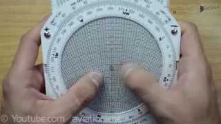 CALCULATING HEADING DRIFT amp GROUNDSPEED  CRP FLIGHT COMPUTER EASIEST METHOD [upl. by Radmilla]