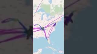 clip of taylor swifts private jet flight records 2023 [upl. by Ahgem]