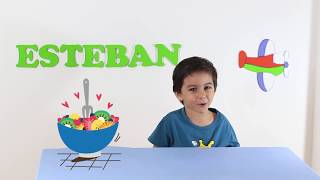 ENSALADA DE FRUTAS RECETAS FACILES PARA NIÑOS  ESTEBAN GIL [upl. by Siusan]