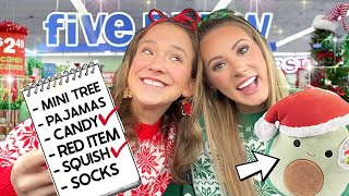 CHRISTMAS LIST SCAVENGER HUNT AT FIVE BELOW 🎄✨🎁 [upl. by Hennie786]