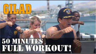 Gilads Elite Forces  Full 50 Minutes Workout your can do from home [upl. by Leahcimsemaj]