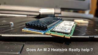 Does An M2 Heat Sink Actually Help Lower SSD Temperatures [upl. by Season931]