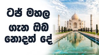 TAJ MAHAL Agra India Sinhala  History of Taj Mahal [upl. by Spearing216]