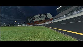 quotCars 3quot Lightning McQueens Crash  NR2003 Reenactment [upl. by Nahpets]